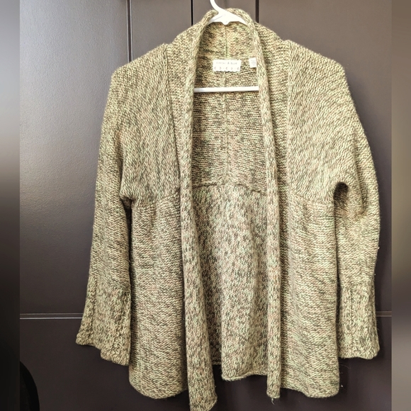 Kimchi & Blue Green Marled Knit Open Cardigan Size XS - Picture 1 of 4